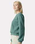 american apparel rf494 ladies' reflex fleece crewneck sweatshirt Side Thumbnail