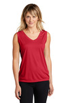 Sport-Tek LST352 Women's Sleeveless PosiCharge ® Competitor™ V-Neck Tee Front Thumbnail