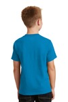 port & company pc54y youth core cotton tee Back Thumbnail