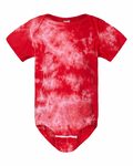 dyenomite 340cr infant crystal tie-dyed onesie Front Thumbnail