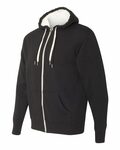 independent trading co. exp90shz unisex sherpa-lined hooded sweatshirt Side Thumbnail