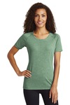 sport-tek lst400 ladies posicharge ® tri-blend wicking scoop neck raglan tee Front Thumbnail
