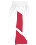 augusta sportswear 1734 youth step-back basketball shorts Side Thumbnail