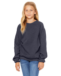 Bella + Canvas 3901Y Youth Sponge Fleece Raglan Sweatshirt Front Thumbnail