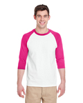 gildan g570 adult heavy cotton™ 3/4-raglan sleeve t-shirt Front Thumbnail