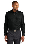 CornerStone CSW174 Long Sleeve Select Ripstop Shirt Front Thumbnail