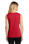 Sport-Tek LST352 Women's Sleeveless PosiCharge ® Competitor™ V-Neck Tee Back Thumbnail
