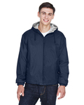 ultraclub 8915 adult fleece-lined hooded jacket Front Thumbnail
