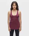 los angeles apparel tr3008 usa-made women's triblend racerback tank top Front Thumbnail