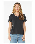 Bella + Canvas 6405 Ladies' Relaxed Jersey V-Neck T-Shirt Front Thumbnail