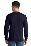 Port & Company PC54LS Long Sleeve Core Cotton Tee Back Thumbnail