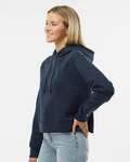 Badger Sport B1261 Athletic Fleece Women's Crop Hood Side Thumbnail