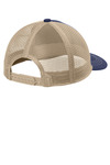 Port Authority C409 Unstructured Snapback Trucker Cap Back Thumbnail