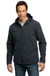 port authority j706 textured hooded soft shell jacket Front Thumbnail