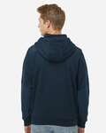 Dri Duck 7349 Men's Mission Quarter-Zip Hooded Pullover Back Thumbnail