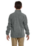 Harriton M990Y Youth 8 oz. Full-Zip Fleece Back Thumbnail