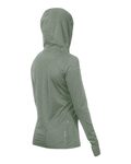 Anetik WSBRZH0 Women's Breeze Tech Hooded Long Sleeve T-Shirt Back Thumbnail