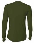 A4 NW3002 Ladies' Long Sleeve Cooling Performance Crew Shirt Back Thumbnail