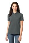 Port Authority L420 Ladies Heavyweight Cotton Pique Polo Front Thumbnail