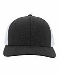 Pacific Headwear 110C Heather Trucker Snapback Cap Front Thumbnail