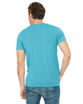 Bella + Canvas 3415C Unisex Triblend Short Sleeve V-Neck Te Back Thumbnail