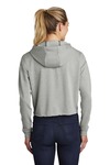 Sport-Tek LST298 Ladies PosiCharge ® Tri-Blend Wicking Fleece Crop Hooded Pullover Back Thumbnail