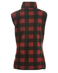 Burnside B3012 Men's Polar Fleece Vest Back Thumbnail