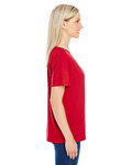 threadfast apparel 203fv ladies' triblend fleck short-sleeve v-neck t-shirt Side Thumbnail