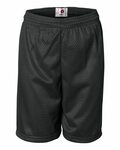 badger sport 2207 youth mesh/tricot 6" shorts Front Thumbnail