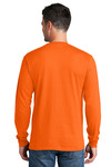 Port & Company PC54LS Long Sleeve Core Cotton Tee Back Thumbnail