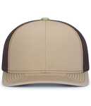 Pacific Headwear PH104S Contrast Stitch Trucker Snapback Front Thumbnail