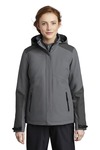 port authority l405 ladies insulated waterproof tech jacket Front Thumbnail