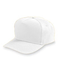 augusta sportswear 6202 five-panel cotton twill cap Front Thumbnail