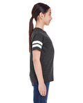 LAT 6137 Youth Football Fine Jersey T-Shirt Side Thumbnail