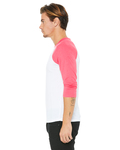 Bella + Canvas 3200 Unisex 3/4-Sleeve Baseball T-Shirt Side Thumbnail