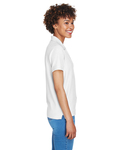Devon & Jones D100W Ladies' Pima Piqué Y-Collar Polo Side Thumbnail