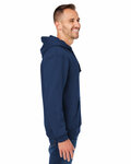 J America JA8824 Adult Premium Fleece Pullover Hooded Sweatshirt Side Thumbnail