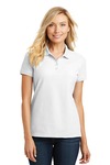 port authority l100 ladies core classic pique polo Front Thumbnail