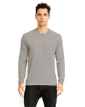 next level 6411 unisex sueded long-sleeve crew Front Thumbnail