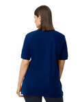 Gildan 85800 Unisex Midweight Double Pique Polo Back Thumbnail