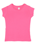 Rabbit Skins 3316 Toddler Girls' Fine Jersey T-Shirt Front Thumbnail