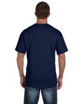 fruit of the loom 3931p adult 5 oz. hd cotton™ pocket t-shirt Back Thumbnail