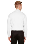 devon & jones dg20lt crownlux performance™ men's tall plaited long sleeve polo Back Thumbnail