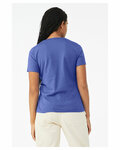 Bella + Canvas 6405 Ladies' Relaxed Jersey V-Neck T-Shirt Back Thumbnail