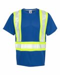 kishigo b200-b204 ev series® enhanced visibility contrast pocket t-shirt Front Thumbnail