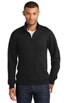 port & company pc850q fan favorite fleece 1/4-zip pullover sweatshirt Front Thumbnail