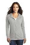 District DT665 Women's Medal Full-Zip Hoodie Front Thumbnail