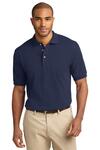 port authority k420 heavyweight cotton pique polo Front Thumbnail