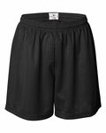 badger sport 7216 ladies' mesh/tricot 5" shorts Front Thumbnail