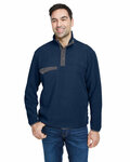 dri duck 7355 men's brooks sherpa fleece pullover Front Thumbnail